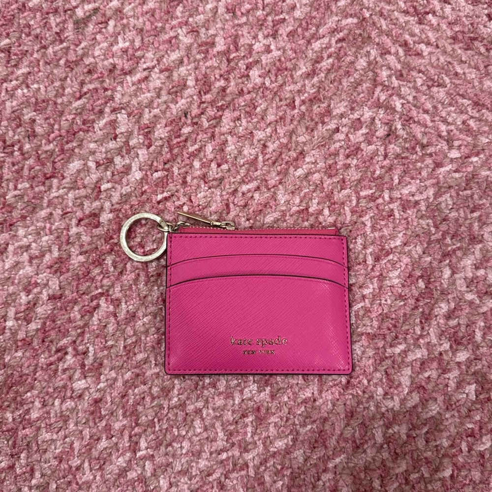Kate Spade Vibrant Pink Key & Card Holder